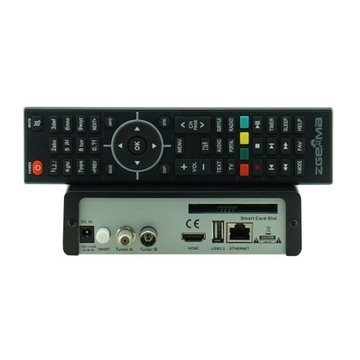 ZGEMMA H8.2H ТЮНЕР САТ-ДЕКОДЕР + DVB-T2 HEVC ENIGMA2 E2 + АДАПТЕР WI-FI