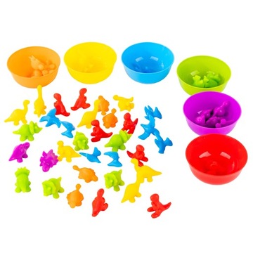 НАБОР ДЛЯ ИЗУЧЕНИЯ ЦВЕТОВ И СЧЕТА ИГРА МОНТЕССОРИ СОРТЕР СЧЕБЫ