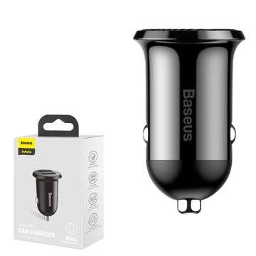 MOCNA ładowarka SAMOCHODOWA 12-24V 3,5A 12W 2x USB