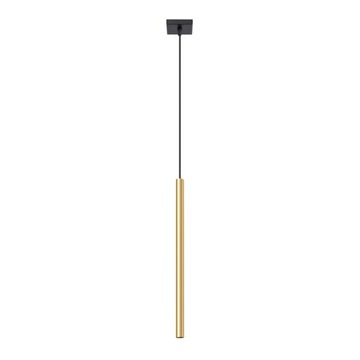 Lampa Wisząca PASTELO 1 złoty połysk nowoczesny do jadalni i kuchni Sollux