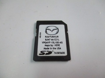 Karta mapa nawigacji Mazda 2 3 6 BJM766EZ1L