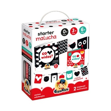 CZUCZU STARTER MALUCHA KSIĄŻECZKI KONTRASTOWE