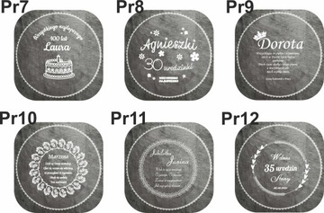 PATERA NA CIASTO Z GRAWEREM GRAWER SZKLANA