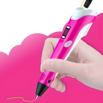 DŁUGOPIS 3D PEN DLA DZIECI DRUKARKA GIGA ZESTAW + WKŁADY 300M 60 X 5m