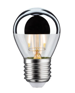 Paulmann Żarówka LED 45 2,6W E27 2700K - srebrna lustrzana