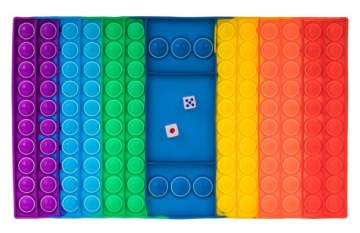 СЕНСОРНАЯ ИГРУШКА PUSH POP IT RAINBOW BONE THROW