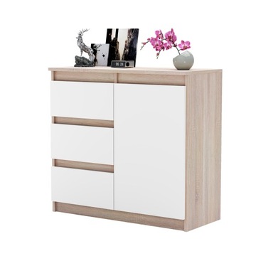 GOTOWA ZŁOŻONA Nowoczesna Komoda 80cm