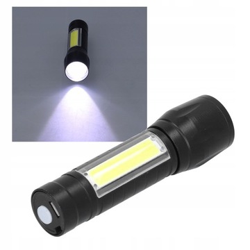 МОЩНЫЙ ТАКТИЧЕСКИЙ ФОНАРЬ LED ZOOM USB 1200 МАЧ