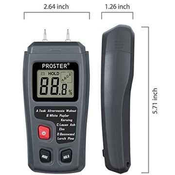 ТЕСТЕР ЖК-ИЗМЕРИТЕЛЬ ВЛАЖНОСТИ ИЗМЕРИТЕЛЬНОЕ УСТРОЙСТВО ДЕРЕВЯННАЯ СТЕНА СТЕНА