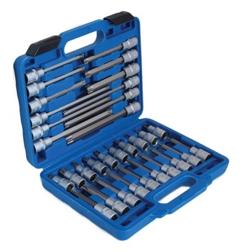 ZESTAW NASADEK DŁUGICH TORX 1/2″ 32 SZT SATRA S-ST3212