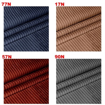 Обивочная ткань 0,5М в полоску Вельвет Велюр Обивочный материал Коллекция MIX