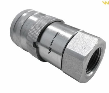 Szybkozłącze hydrauliczne suchoodcinające gniazdo G3/8