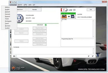 Клонирование и чип-тюнинг FoxFlash Super ECU TCU