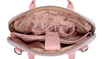 Сумка для ноутбука 15'6 качество розового серого плеча в руке