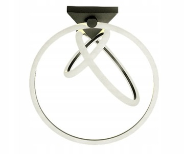 LAMPA SUFIT RING PLAFON okrąg żyrandol LED PILOT 3 BARWY