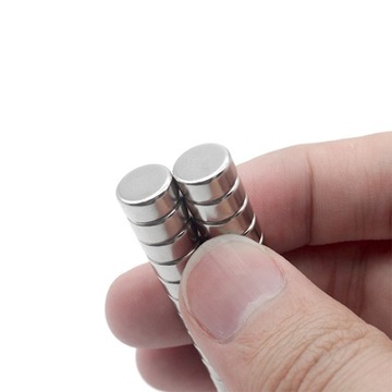 MAGNES NEODYMOWY WALCOWY 10x5 mm MOCNY, okrągły, krążek, HUNTER