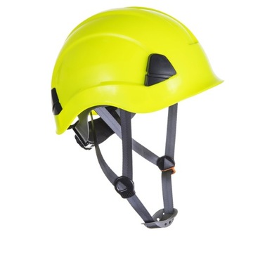 HEŁM KASK DO PRACY NA WYSOKOŚCI 52-63CM PS53 ŻÓŁ