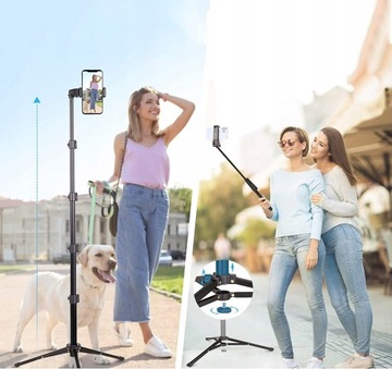 ДЕРЖАТЕЛЬ ДЛЯ ТЕЛЕФОНА СЕЛФИ-ШТАТИВ ПУЛЬТ BLUETOOTH