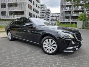 Mercedes Klasa S W222 Limuzyna Facelifting 2.9 350d 286KM 2018 MERCEDES S LONG S 350d 4MATIC, V6 3.0l diesel 286KM * Bezwypadkowy * VAT23%