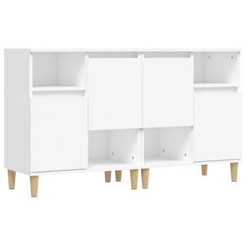 vidaXL Комода, 2 шт., білі, 60x35x70 см, матеріал на основі деревини