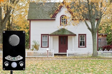 Репеллент от дикой куницы с регулируемой мощностью и сильной вспышкой.