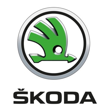 NÁPIS SKODA ČERNÁ NA KRYT ZADNÍ OCTAVIA 4 ORIGINÁLNÍ