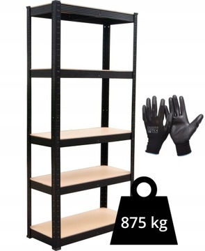 REGAŁ MAGAZYNOWY METALOWY NA WARSZTAT 875KG+GRATIS