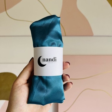 Атласная шапочка для волос OMO Emerald