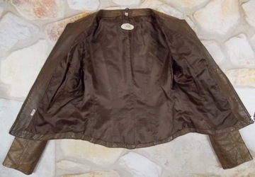 JOFAMA кожаная куртка в байкерском стиле L