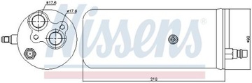 Осушитель кондиционера NISSENS 95329 3C1H19E647AA