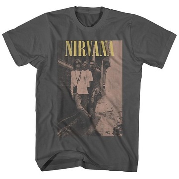 Koszulka Nirvana On The Wall Pose Vintage Nirvana cotton T-Shirt