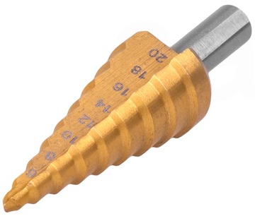 РОЖДЕСТВЕНСКАЯ ЕЛКА СТУПЕНЧАТАЯ КОНИЧЕСКАЯ СВЕРЛО ТИТАН 4-20 мм