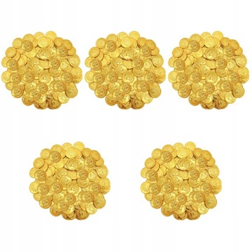 5 золотых шоколадных монет Золотая монета