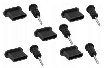 10X ZATYCZKA ZAŚLEPKA PRZECIW KURZOWI USB-C AUDIO