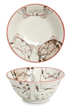 Miska 15*7 cm THREE CATS różowa