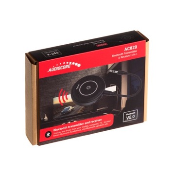 ПРИЕМНИК АУДИОПЕРЕДАТЧИК АДАПТЕР BLUETOOTH APT-X AUDIOCORE ПЕРЕДАТЧИК AC820