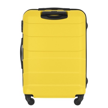 СУМКА-ЧЕМОДАН BARRENS MEDIUM БАГАЖ Путешествие на колесах ЖЕСТКИЙ СВЕТ желтый