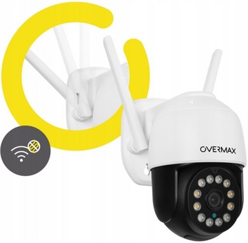 НАРУЖНАЯ ВРАЩАЮЩАЯСЯ КАМЕРА 25 с LAN 12 светодиодов IP66 WIFI Full HD 4-кратный ЗУМ