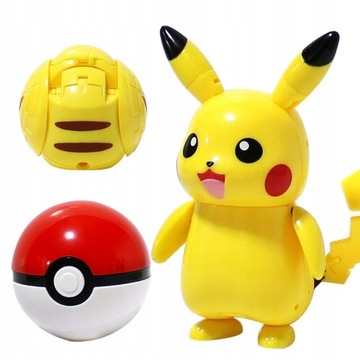 Pokeball Clip Składana Figurka Pokemon Pikachu