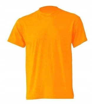 T-SHIRT FLUOR koszulka fluo neonowa widoczna ORANGE ORF L