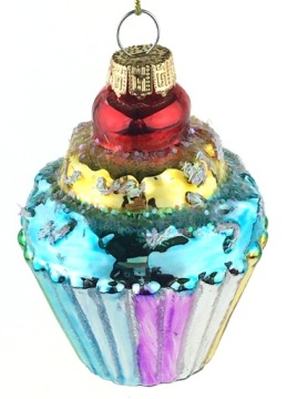 КАПСЕЙК 8 СМ ЦВЕТНАЯ СТЕКЛЯННАЯ БЕЗУПКА