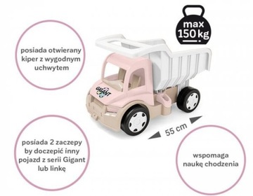 Гигантский самосвал Wader Rose с сахарной ватой