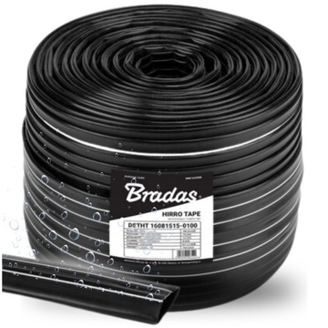Taśma Kroplująca Nawadnianie Kropelkowe Wąż Lina 1,5l/h 20cm BRADAS 100m
