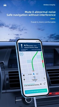 Магнитная беспроводная автомобильная подставка для зарядного устройства, держатель зарядного устройства для мобильного телефона для iPhone