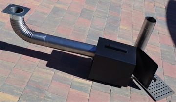 БОЛЬШАЯ ПЕЧЬ С РЕГУЛИРУЕМОЙ ЧУГУННОЙ РЕШЕТКОЙ ДЛЯ КОПТЕНИЯ