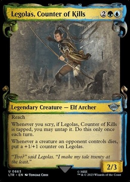 MTG LTR #663 Legolas, Counter of Kills