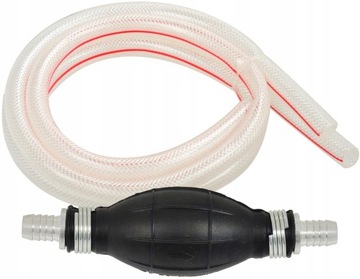 Pompka do paliwa 12mm Gruszka ręczna Wężyki 2x1m