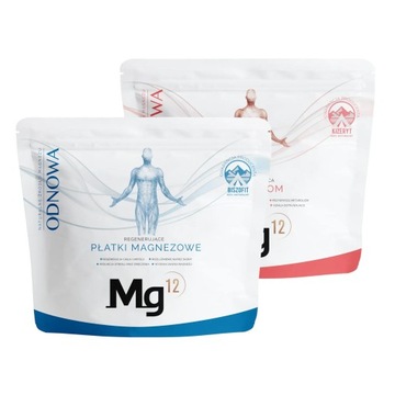 Mg12 Płatki biszofit 4kg sól Epsom kizeryt 4kg do kąpieli ciała regeneracja