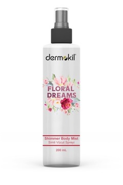 DERMOKIL FLORAL DREAMS MGIEŁKA DO CIAŁA Z BROKATEM