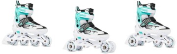 RAVEN Profession White/Mint 3 в 1 Регулируемые роликовые коньки 35-39